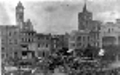 Duży Rynek - widok na wieżę ratuszową i farę, ok. 1900 r.