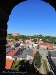 Widok na zamek i starówkę z wieży kościelnej w Golubiu-Dobrzyniu, fot. Halina Siekierska