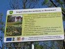 Tablica o zespole dworsko-parkowym w Słoszewach