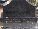 Motto na grobie Józefa Wybickiego, pierwszego starosty krajowego Pomorza, na przykościelnym cmentarzu w Mszanie