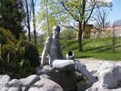 Fragment fontanny w parku im. Anny Wazówny