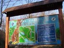 Tablica informacyjna pieszej ścieżkidydaktycznej „Bobrowiska” w Grzmięcy