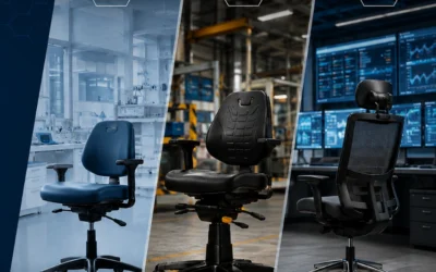Jak wybrać krzesło do zadań specjalnych? Poradnik dla branży medycznej, laboratoryjnej i biur 24/7